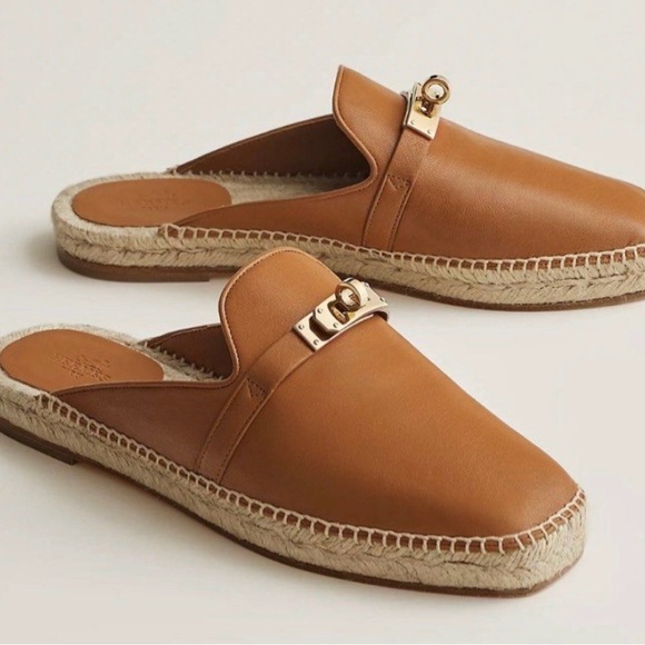 Hermes Slip-On Espadrilles Kelly - Picture 1 of 6